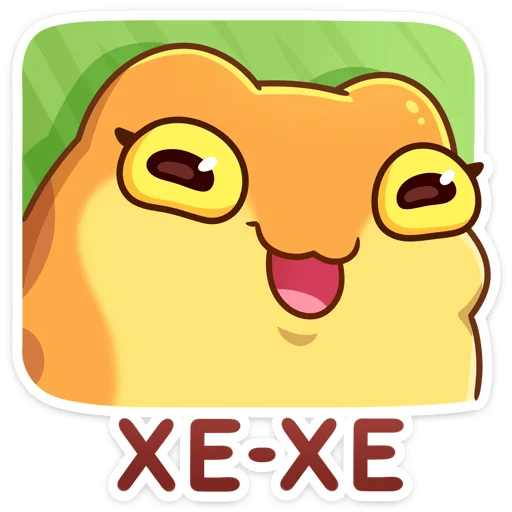 😅 Стикер «Жабочки Гриня и Груша» для Telegram