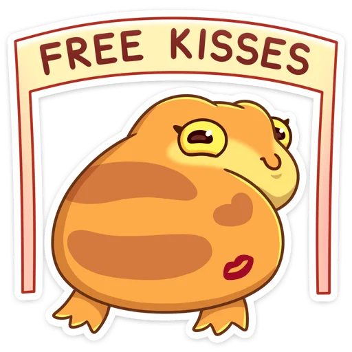 🍑 Стикер «Жабочки Гриня и Груша» для Telegram