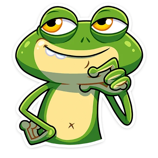 😏 Стикер «Лягуш и Квакуша» для Telegram