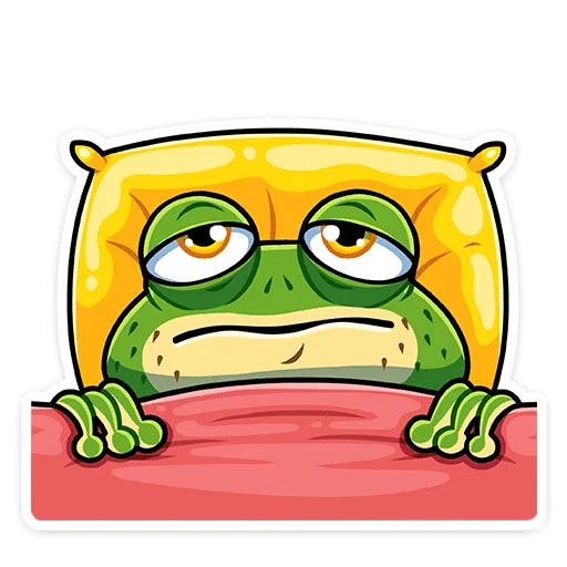 🫤 Стикер «Лягуш и Квакуша» для Telegram
