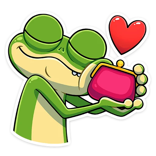 🥰 Стикер «Лягуш и Квакуша» для Telegram