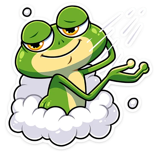 🧖‍♂️ Стикер «Лягуш и Квакуша» для Telegram