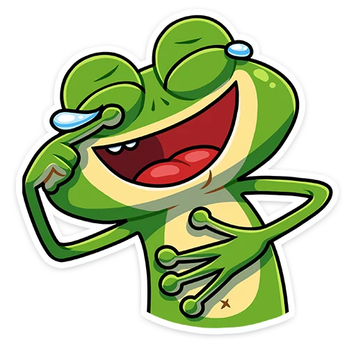 😅 Стикер «Лягуш и Квакуша» для Telegram