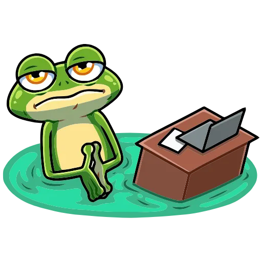 Стикерпак Лягуш для Telegram