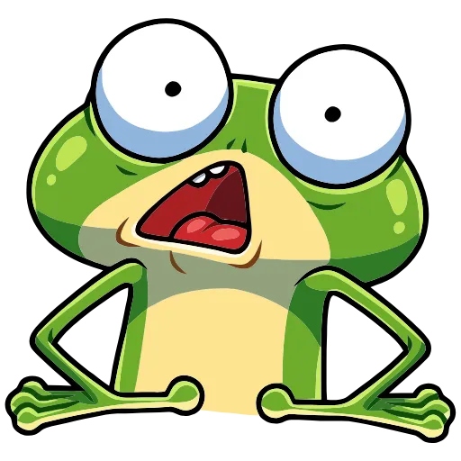 😱 Эмодзи «Лягуш» для Telegram