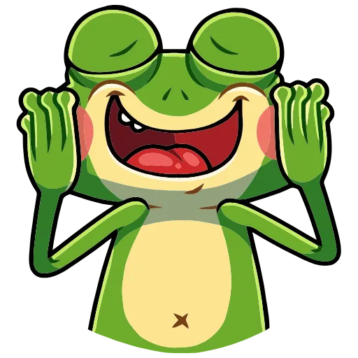 ☺️ Эмодзи «Лягуш» для Telegram