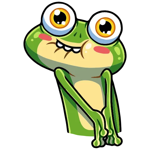 ☺️ Эмодзи «Лягуш» для Telegram