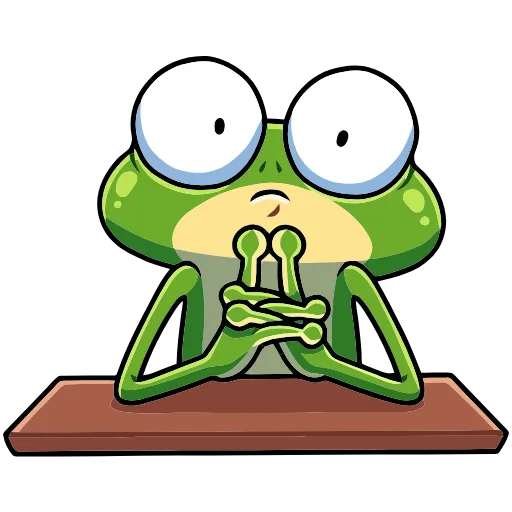 😳 Эмодзи «Лягуш» для Telegram