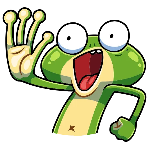 ✋️ Эмодзи «Лягуш» для Telegram