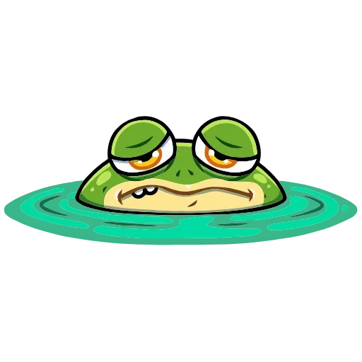 😣 Эмодзи «Лягуш» для Telegram