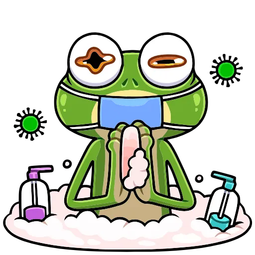 🧼 Эмодзи «Лягуш» для Telegram