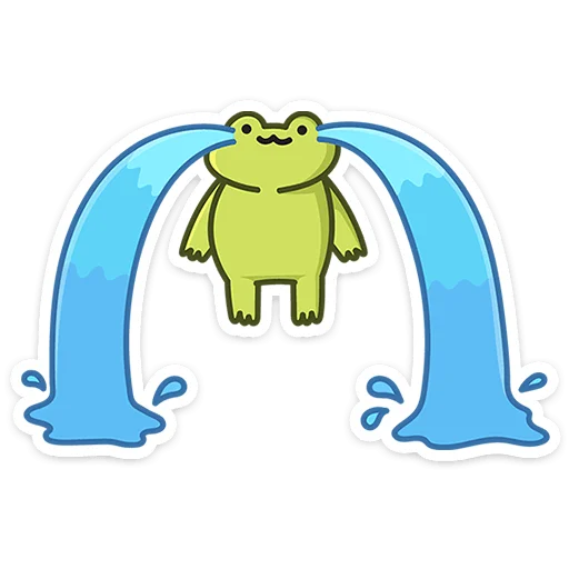 😭 Стикер «Лягушачий микс» для Telegram