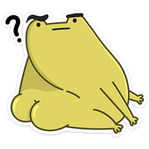 🤨 Стикер «Лягушачий микс» для Telegram