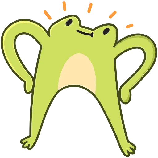 🙂 Эмодзи «Лягушачий микс» для Telegram