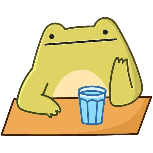 🥛 Эмодзи «Лягушачий микс» для Telegram
