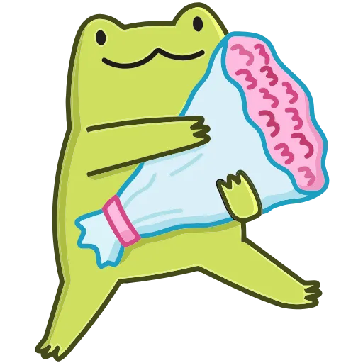 💐 Эмодзи «Лягушачий микс» для Telegram