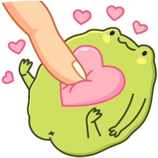 😍 Эмодзи «Лягушачий микс» для Telegram