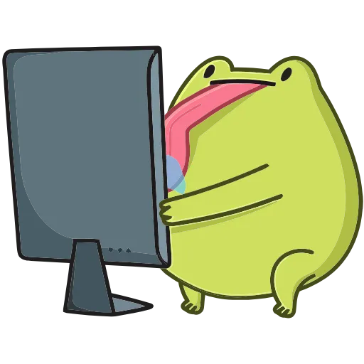 😛 Эмодзи «Лягушачий микс» для Telegram