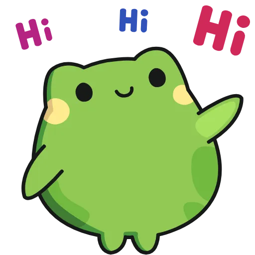 ☺️ Стикер «Froggy» для Telegram