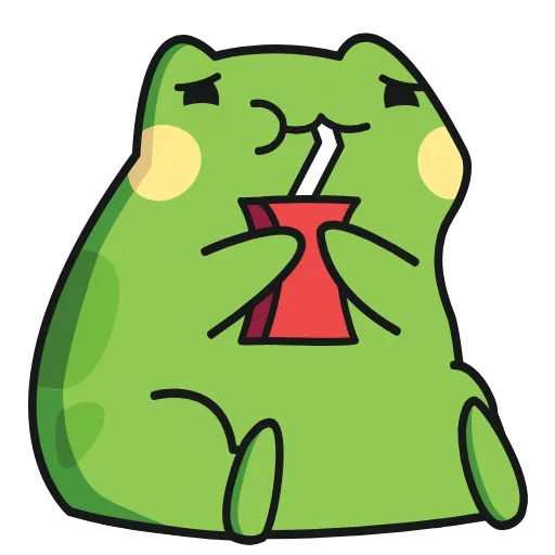 Стикерпак Froggy для Telegram