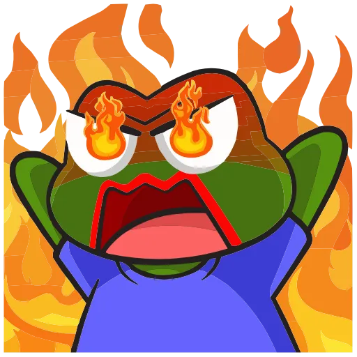 🔥 Эмодзи «Frogs» для Telegram