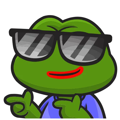 Стикерпак Frogs для Telegram