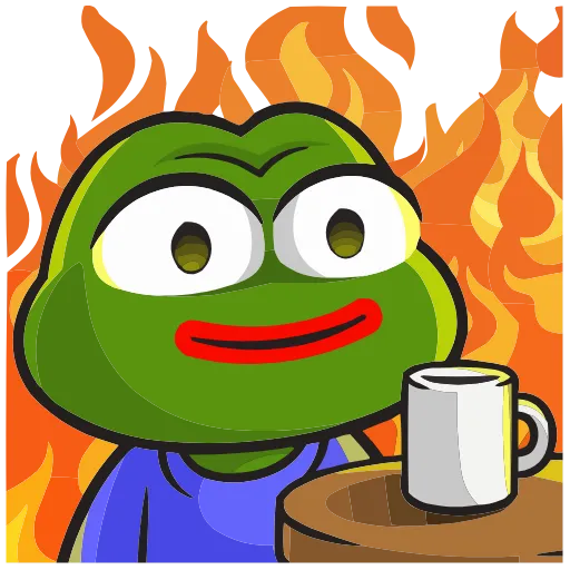 🔥 Эмодзи «Frogs» для Telegram