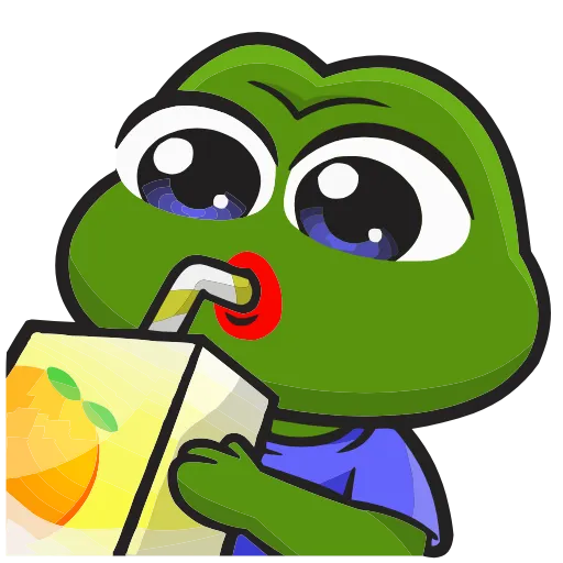 🧃 Эмодзи «Frogs» для Telegram