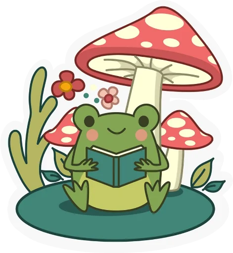 📚 Стикер «Phrog» для Telegram