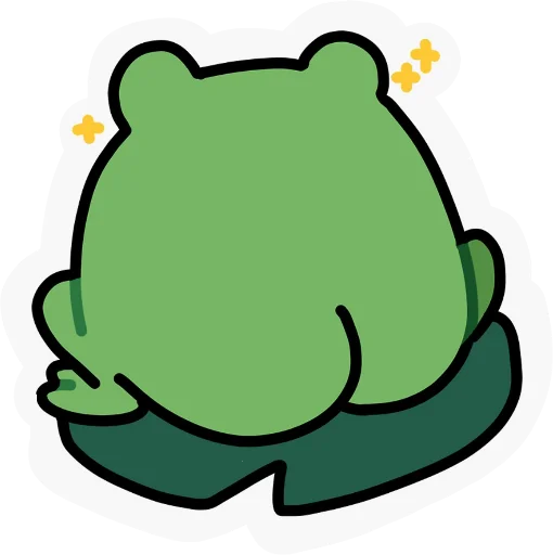 🍑 Стикер «Phrog» для Telegram