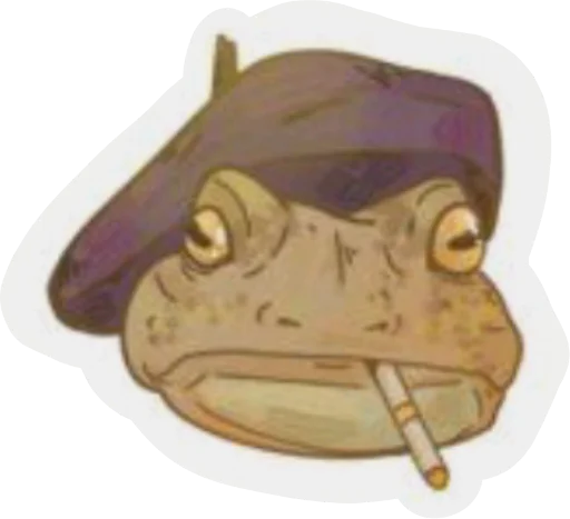 🚬 Стикер «Phrog» для Telegram
