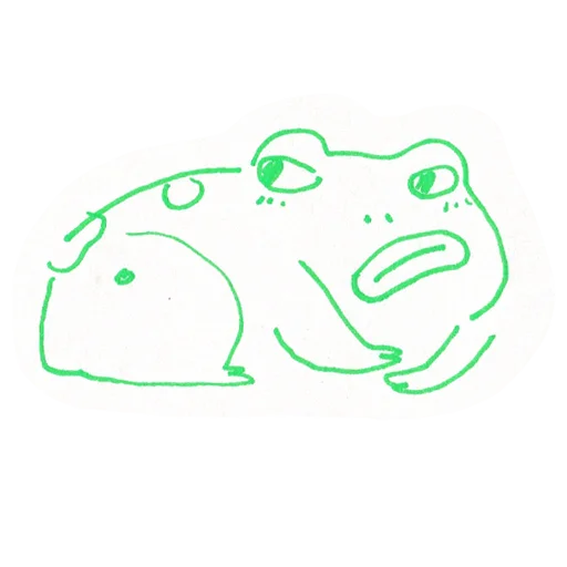 ☹️ Стикер «frogs and toads» для Telegram