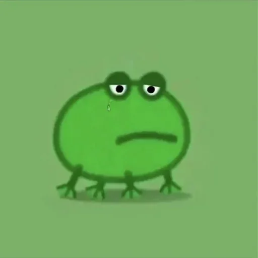 😔 Стикер «смяшные легушьки» для Telegram