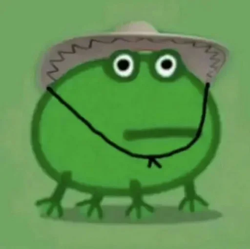 🤠 Стикер «смяшные легушьки» для Telegram