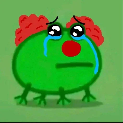 🤡 Стикер «смяшные легушьки» для Telegram