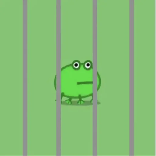 👮‍♂ Стикер «смяшные легушьки» для Telegram