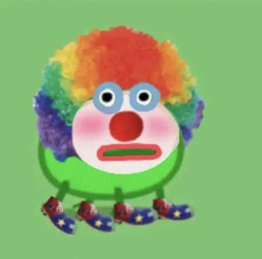 🤡 Стикер «смяшные легушьки» для Telegram