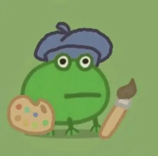 🎨 Стикер «смяшные легушьки» для Telegram