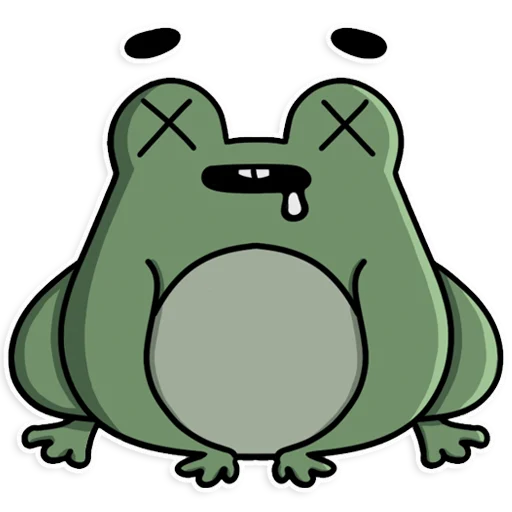 😵 Стикер «Frog&;s Fine Box» для Telegram