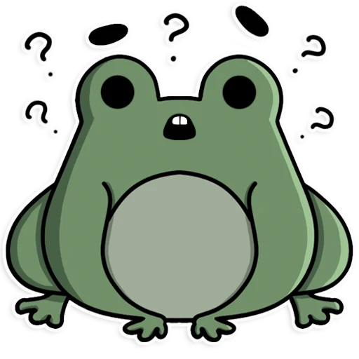 😮 Стикер «Frog&;s Fine Box» для Telegram