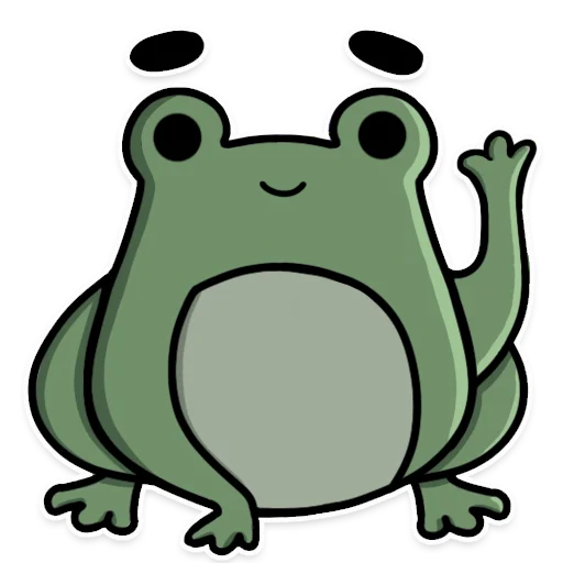 👋 Стикер «Frog&;s Fine Box» для Telegram