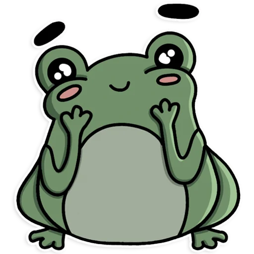 Стикерпак Frog&;s Fine Box для Telegram