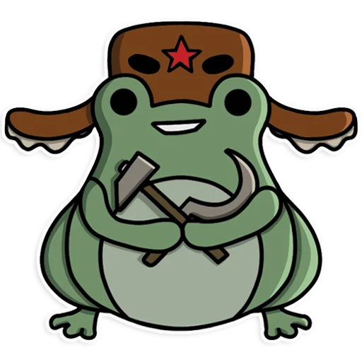⚒ Стикер «Frog&;s Fine Box» для Telegram