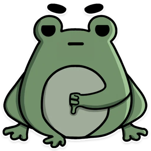 👎 Стикер «Frog&;s Fine Box» для Telegram