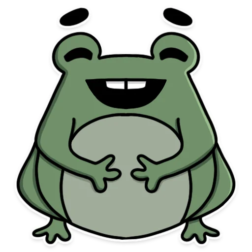 😆 Стикер «Frog&;s Fine Box» для Telegram