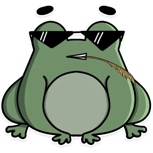 😎 Стикер «Frog&;s Fine Box» для Telegram