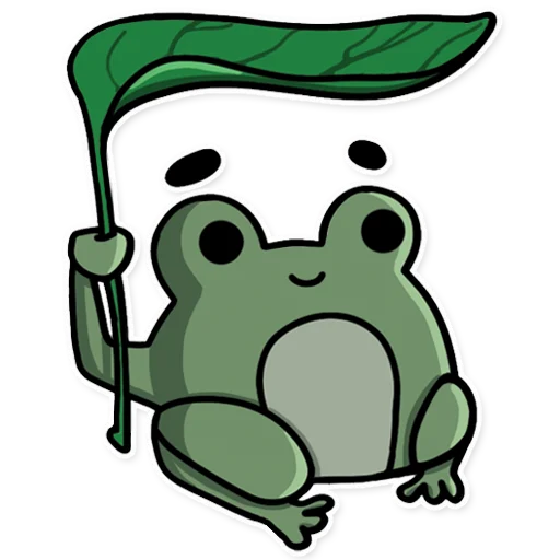 🍃 Стикер «Frog&;s Fine Box» для Telegram