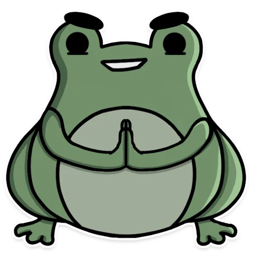 😈 Стикер «Frog&;s Fine Box» для Telegram