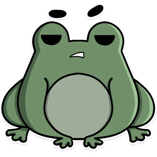😑 Стикер «Frog&;s Fine Box» для Telegram