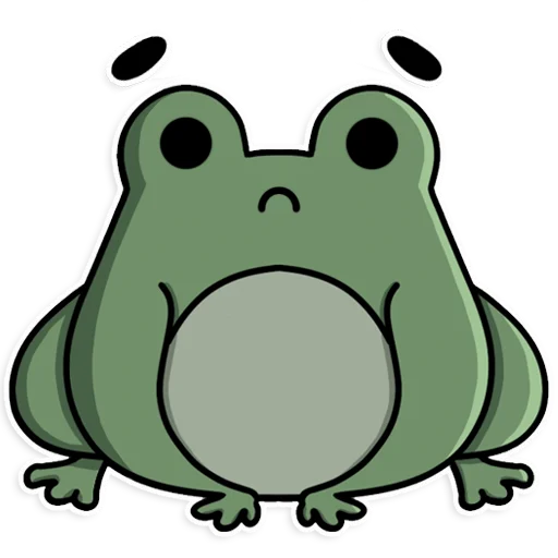 🙁 Стикер «Frog&;s Fine Box» для Telegram